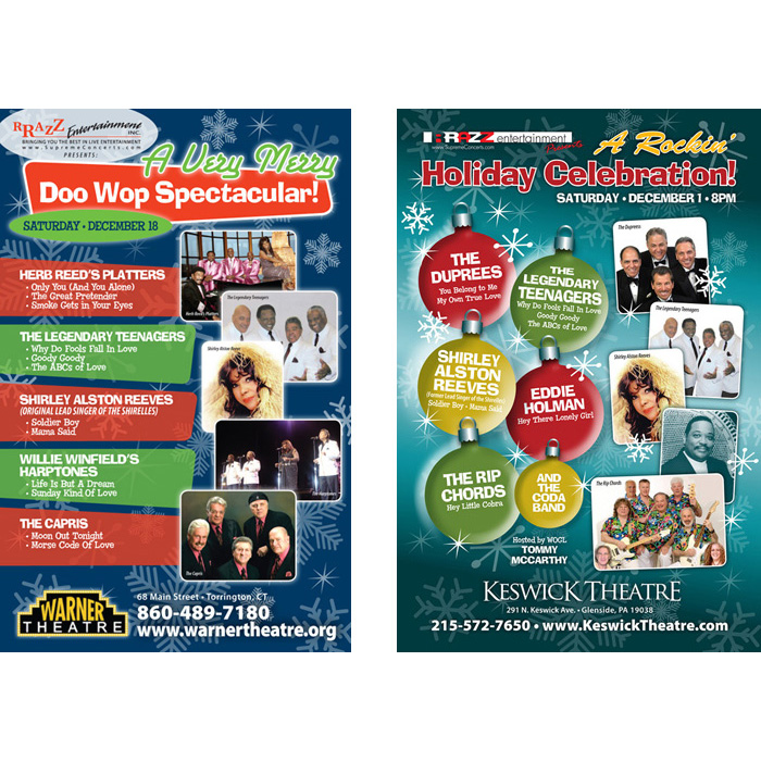 Holiday Doo-Wop Posters